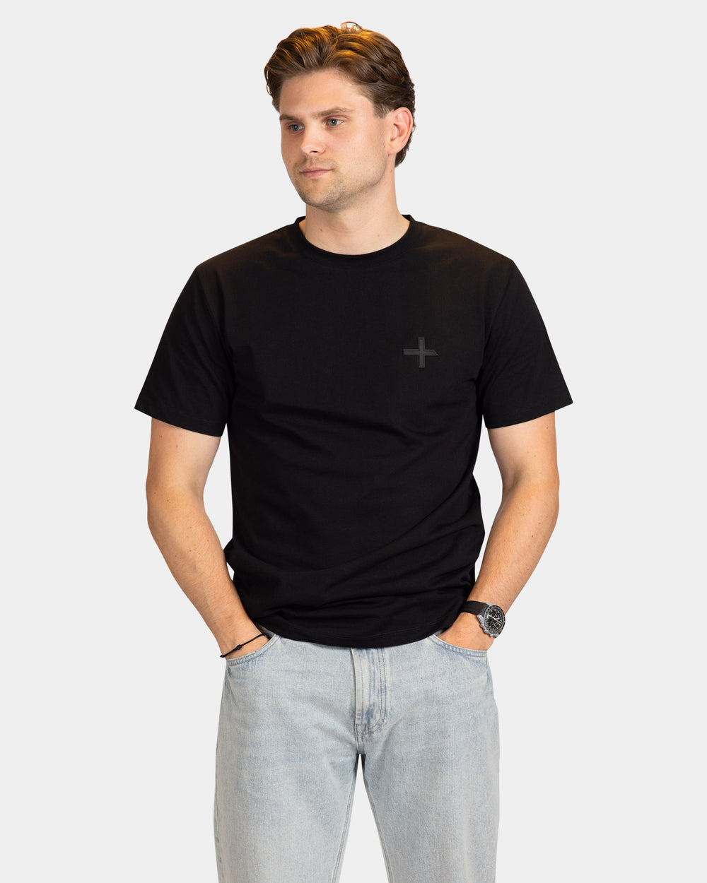 T-shirt zwart