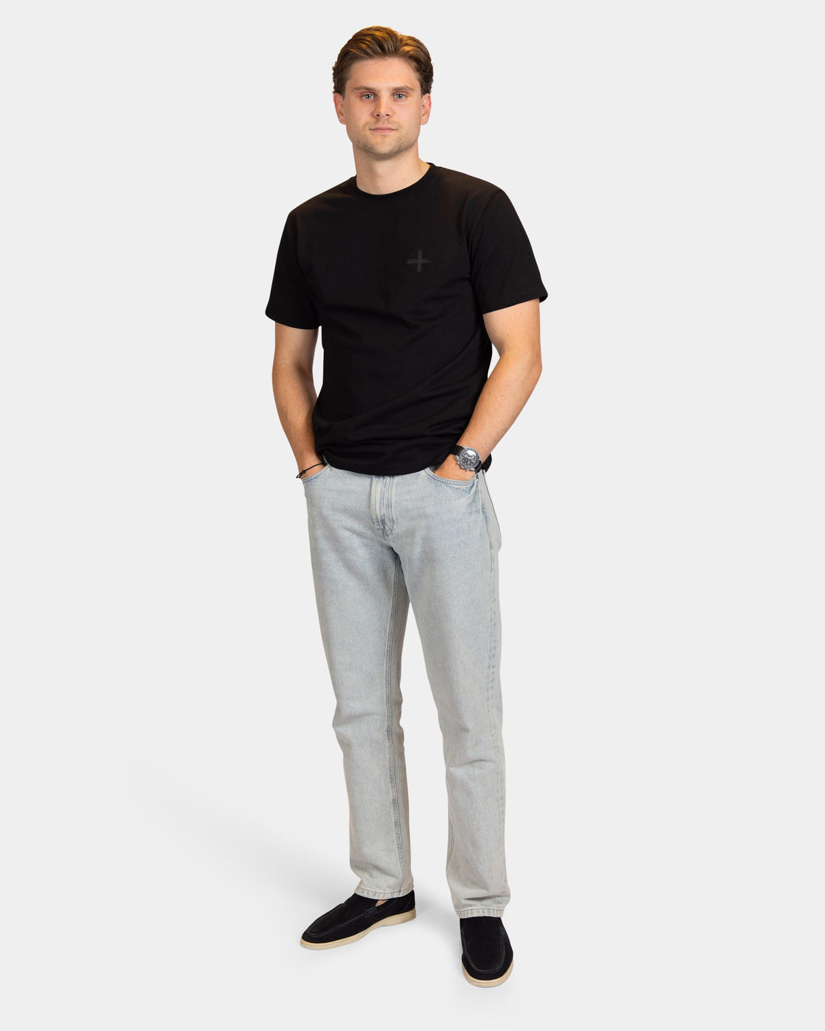 T-shirt zwart