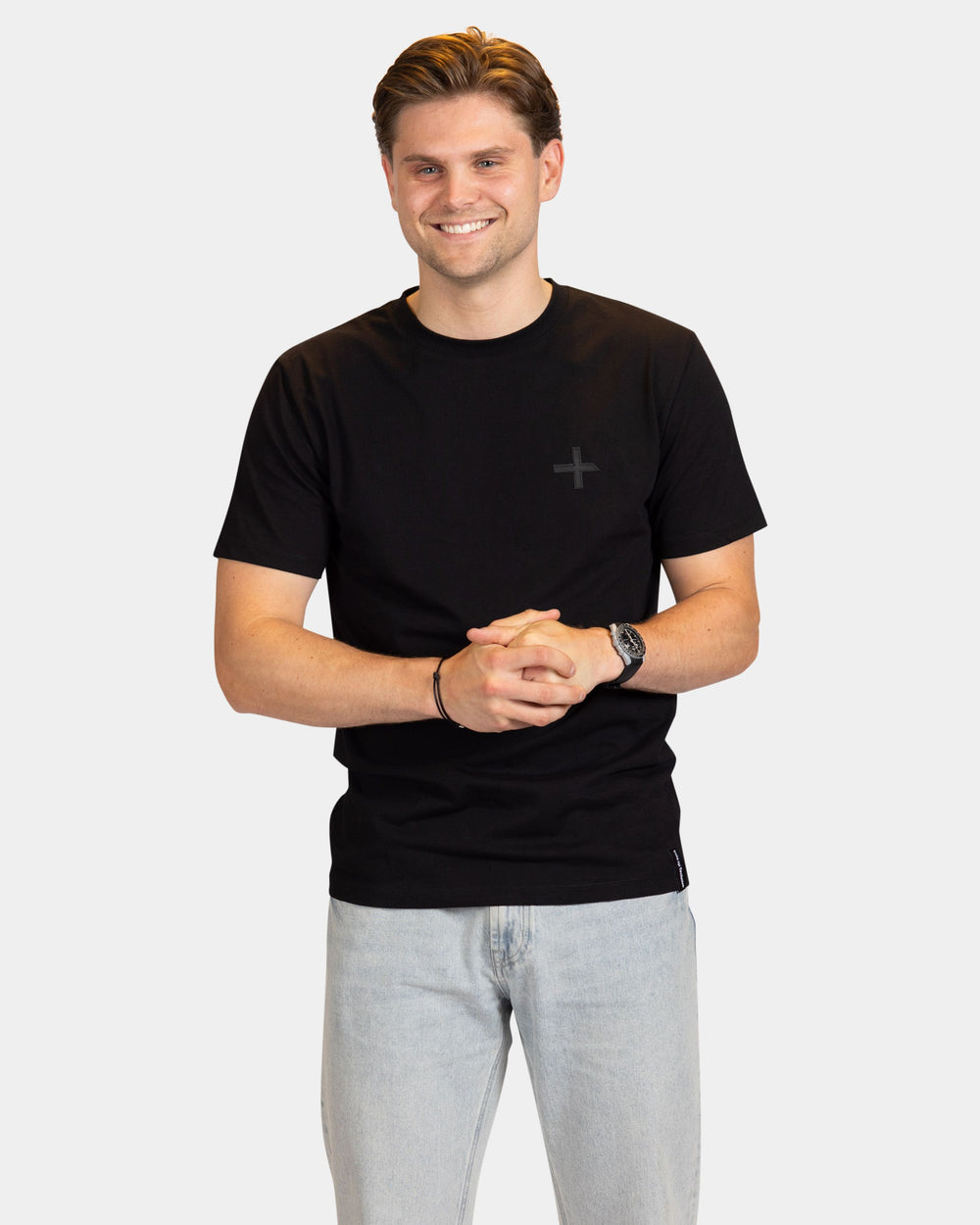 T-shirt zwart