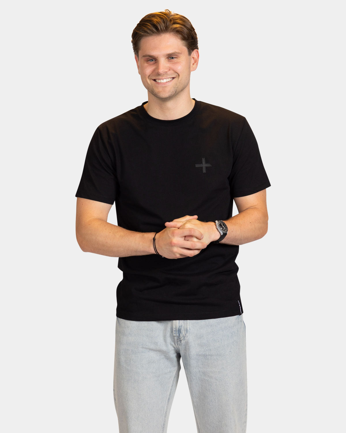 T-shirt zwart